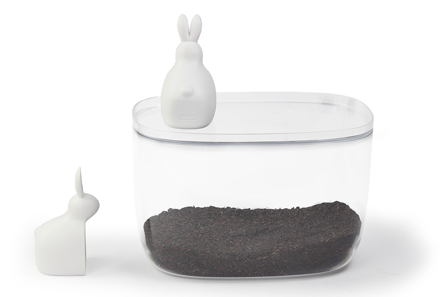 QL10323-CL-WH Контейнер с мерной ложкой bella bunny 7 л Qualy  - Вид №6