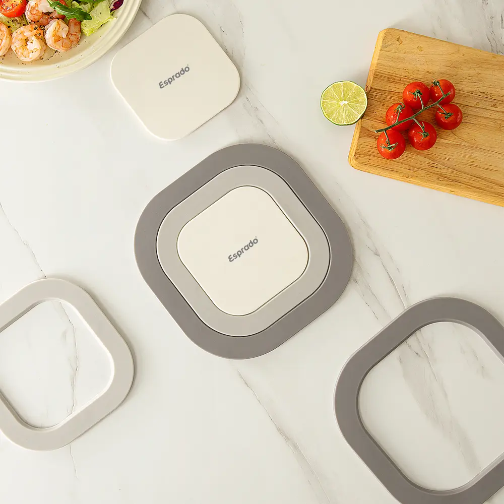 Подставка под горячее Esprado 19x0.6x19 см силикон цвет бежевый 3 шт STLM-2140434 - Вид №3