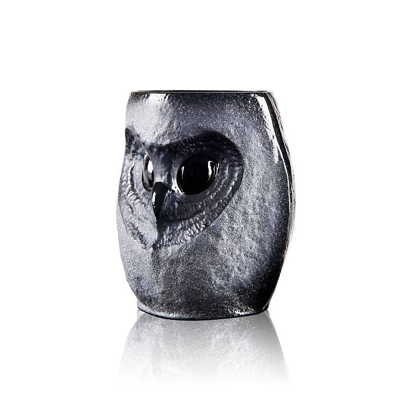 42040 Стакан из чёрного хрусталя "Сова" (большой), 100 мм. Maleras  - Вид №1