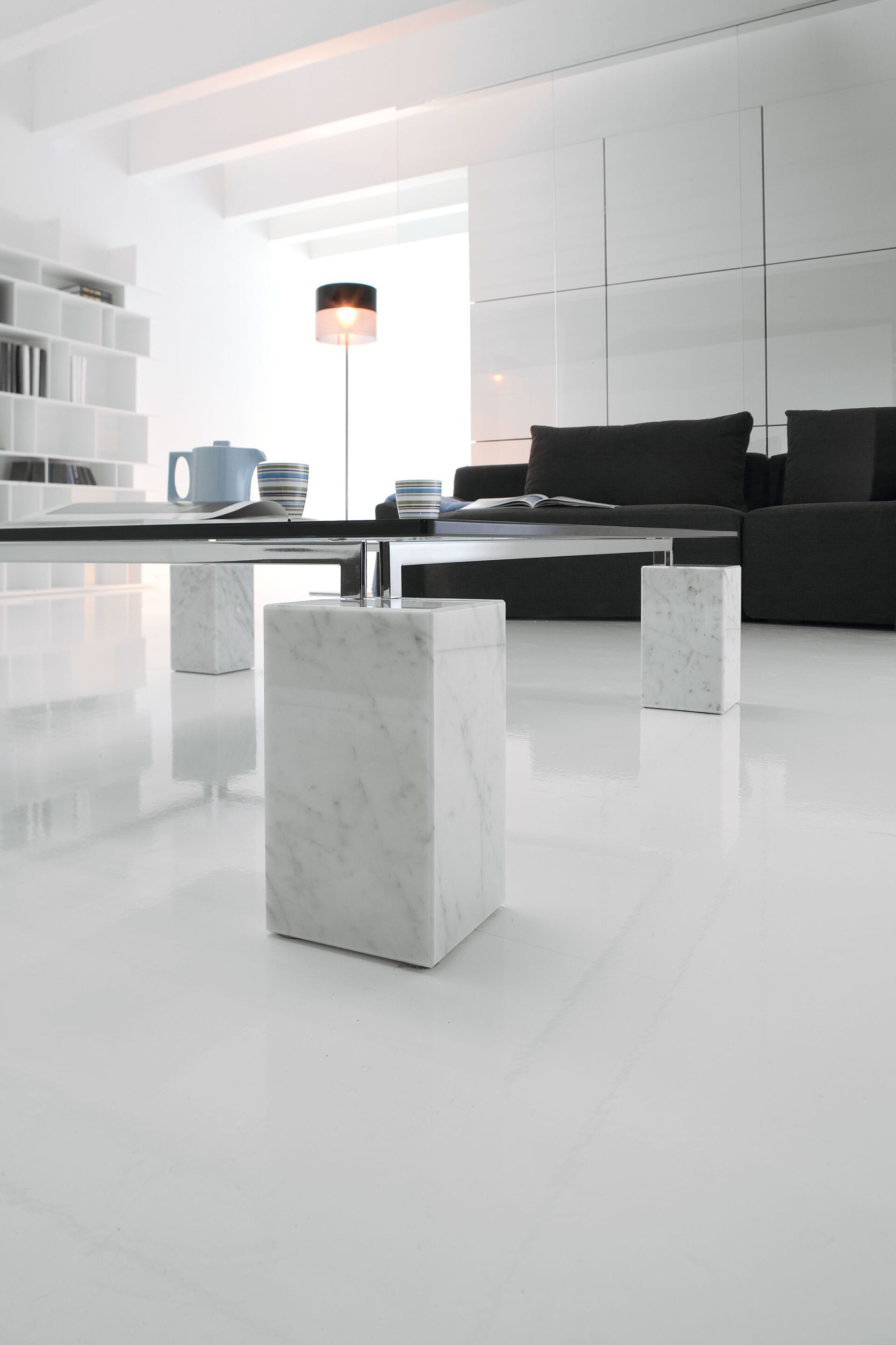 Кристалл низкий квадратный журнальный столик Cattelan italia DIELLE ARCH-00064210 - Вид №2