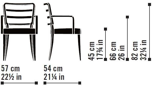 Very Wood Деревянный стул для ресторана с подлокотниками Wiener sun-id-1441218 - Вид №7