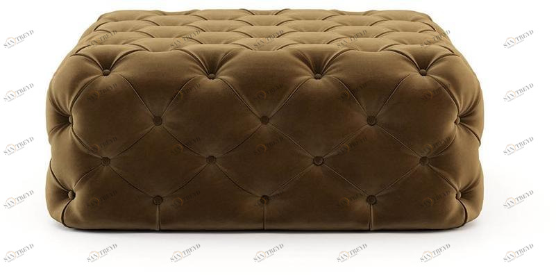 Laskasas Квадратный пуф из ткани sun-id-1494343