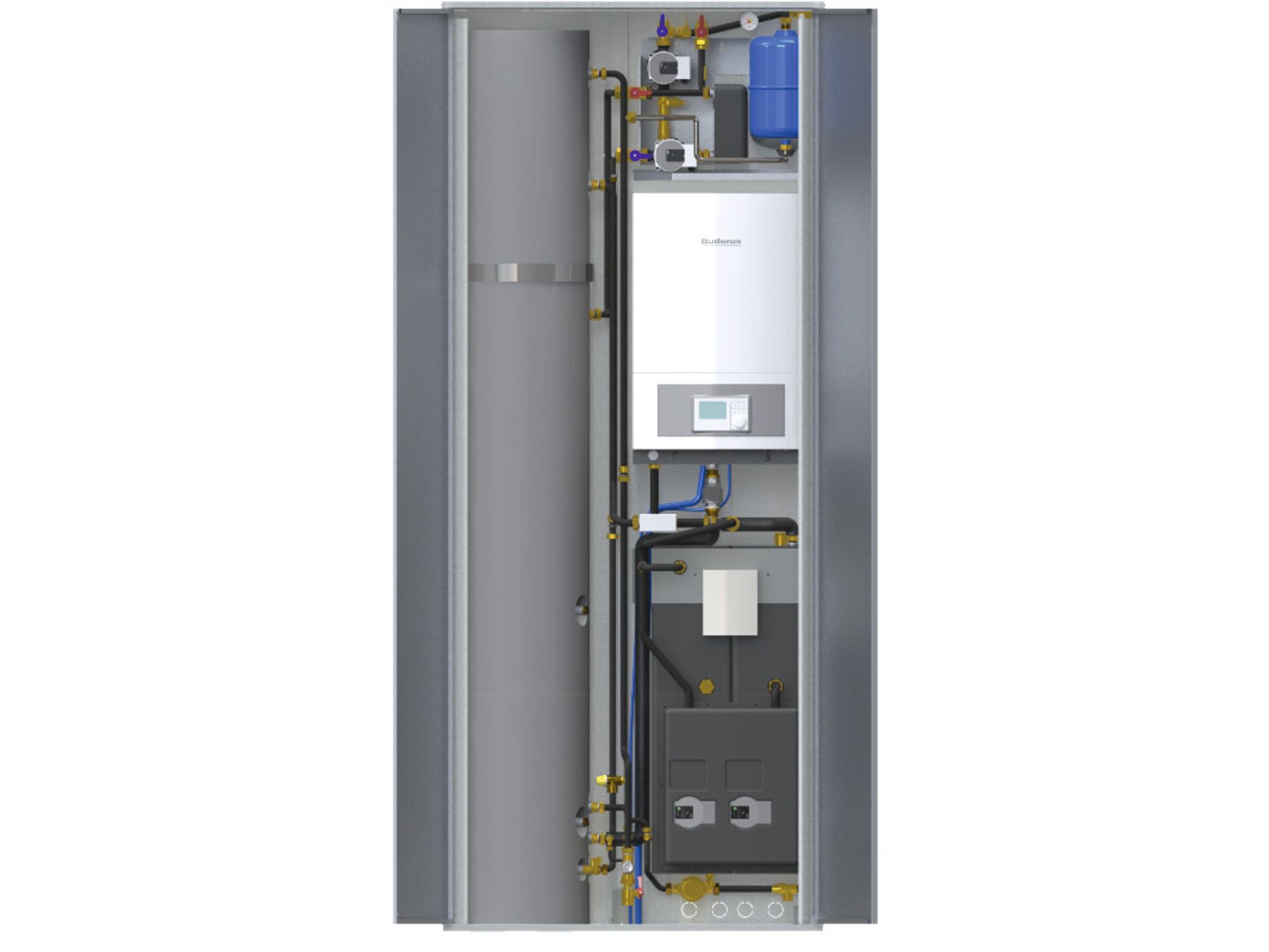 Открытый шкаф для тепловых насосов BUDERUS Armadio per pompe di calore Logatherm ARCH-00037521 - Вид №1