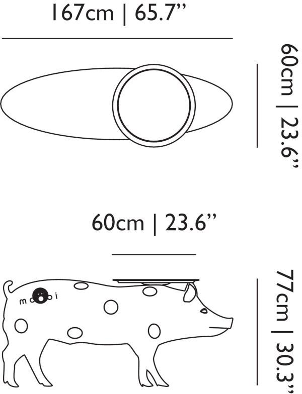 moooi Журнальный столик из стеклопластика для гостиной sun-id-1469539 - Вид №2