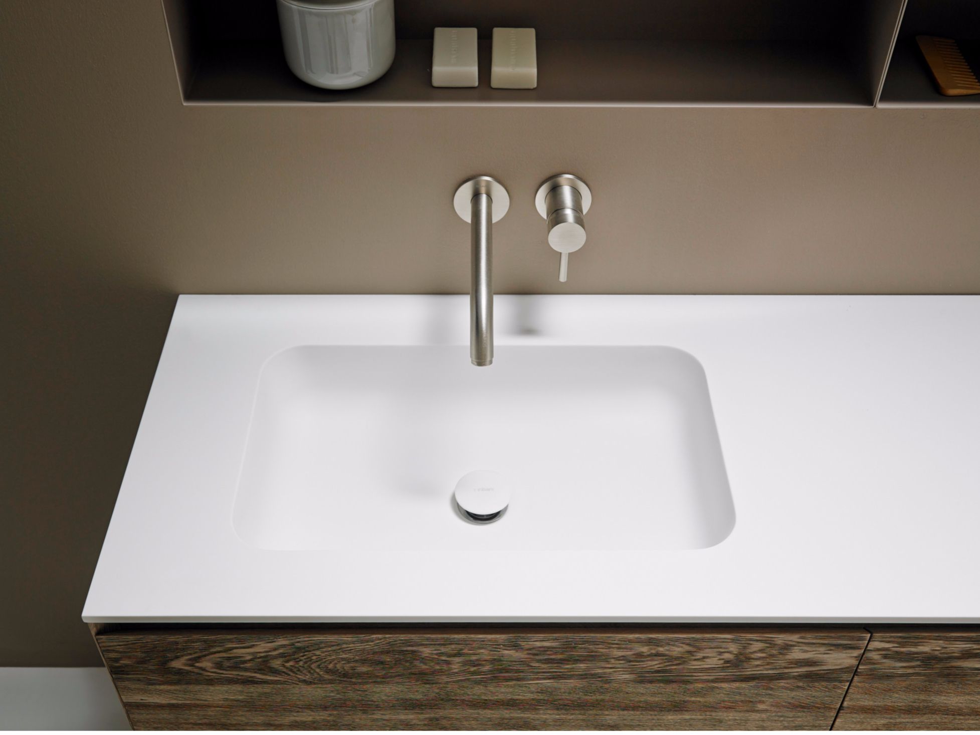 Столешница со встроенной раковиной Inbani QUADRO55 ARCH-00037175 - Вид №1