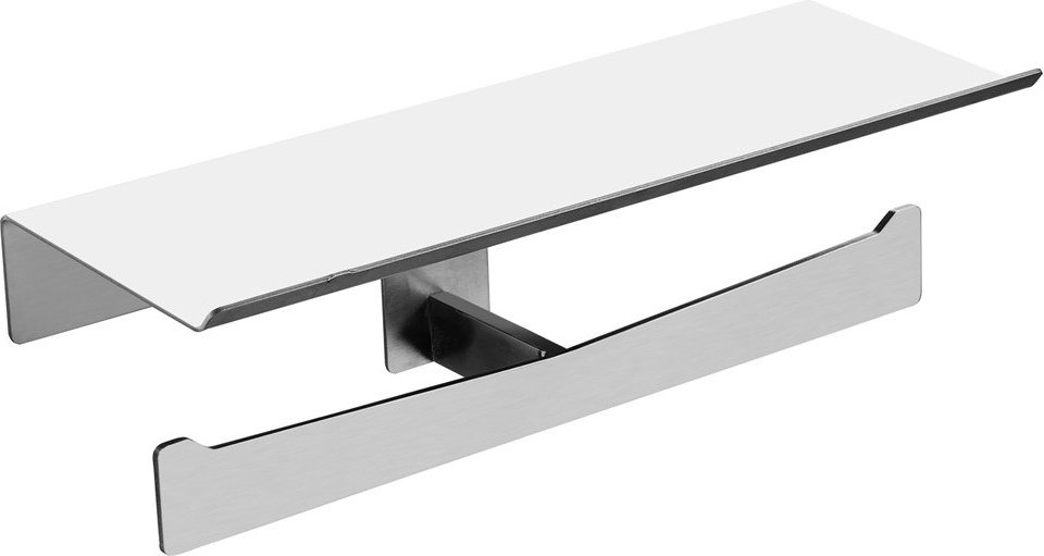 AI2004C Двойной держатель для рулонов туалетной бумаги с полкой mediclinics 