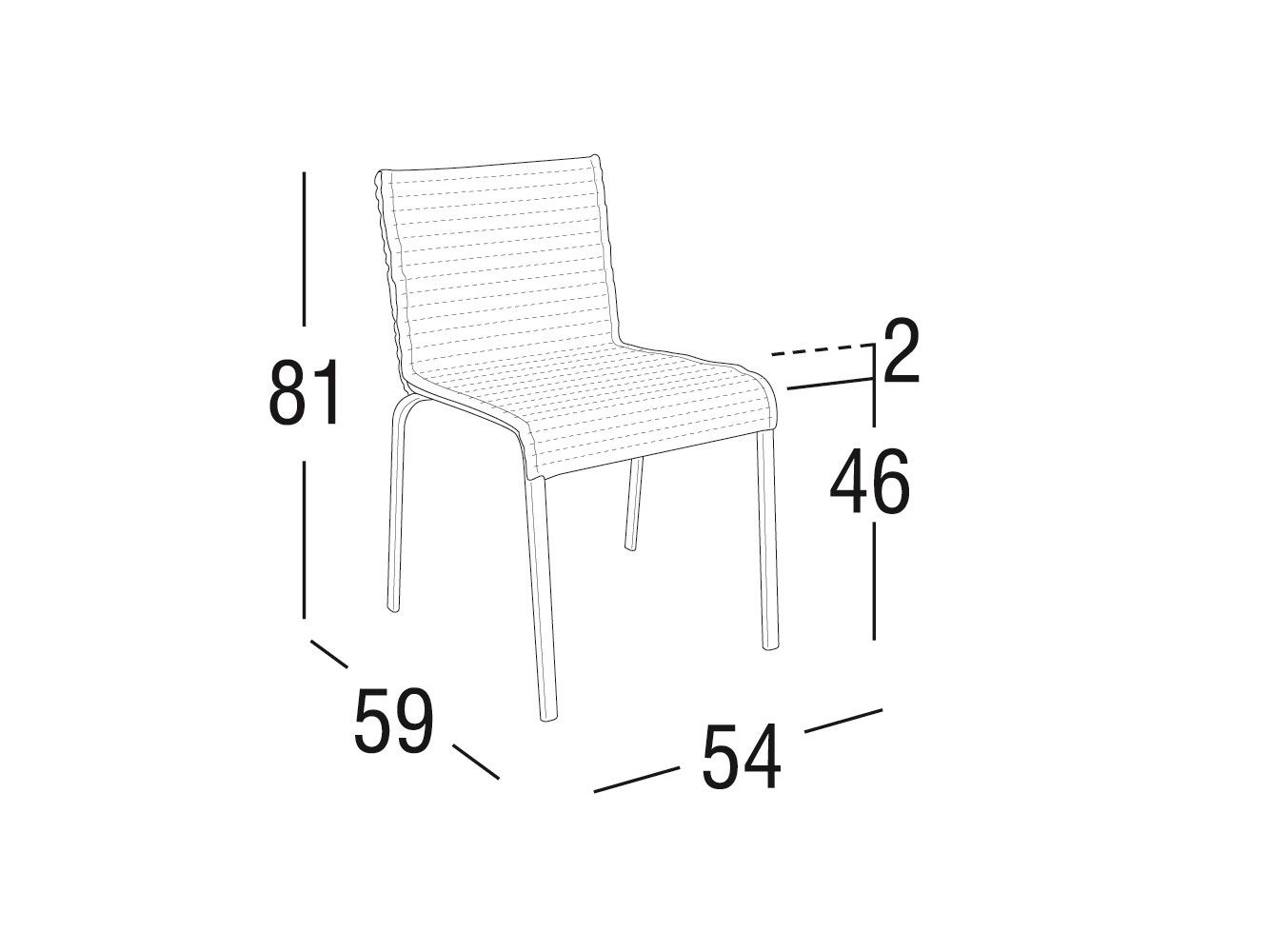 Садовый стул Roberti KEY WEST ARCH-00077763 - Вид №1