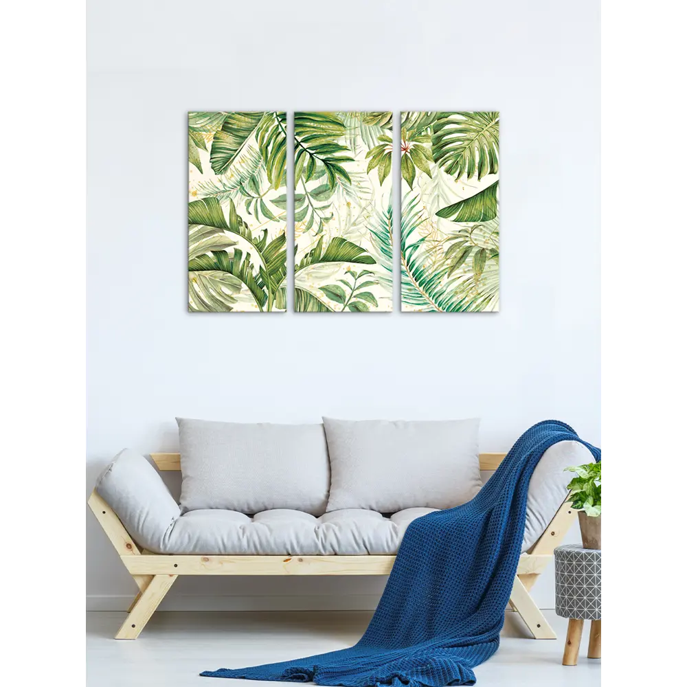 Картина на МДФ Тропики 30x60 см 3 шт POSTERMARKET STLM-2000855 - Вид №3