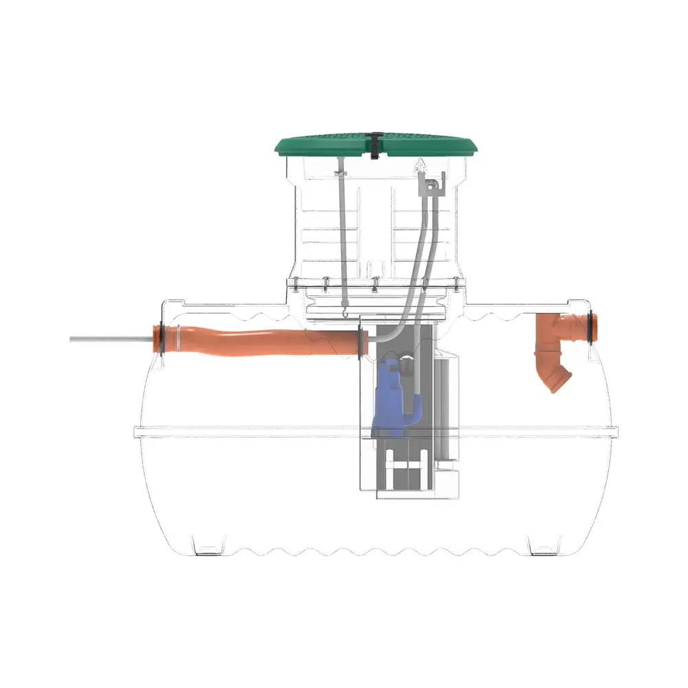 Септик трехкамерный Rostok Ground 4 Pro 1800 литров 660 л/сутки STLM-2129067 - Вид №9
