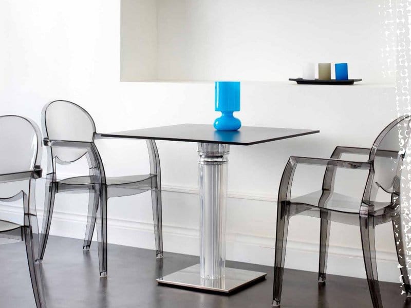 Штабелируемый стул из поликарбоната с подлокотниками S-CAB Igloo ARCH-00124350 - Вид №1