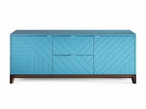 Тумба под телевизор с ящиками голубая Case THE IDEA  210244 Голубой