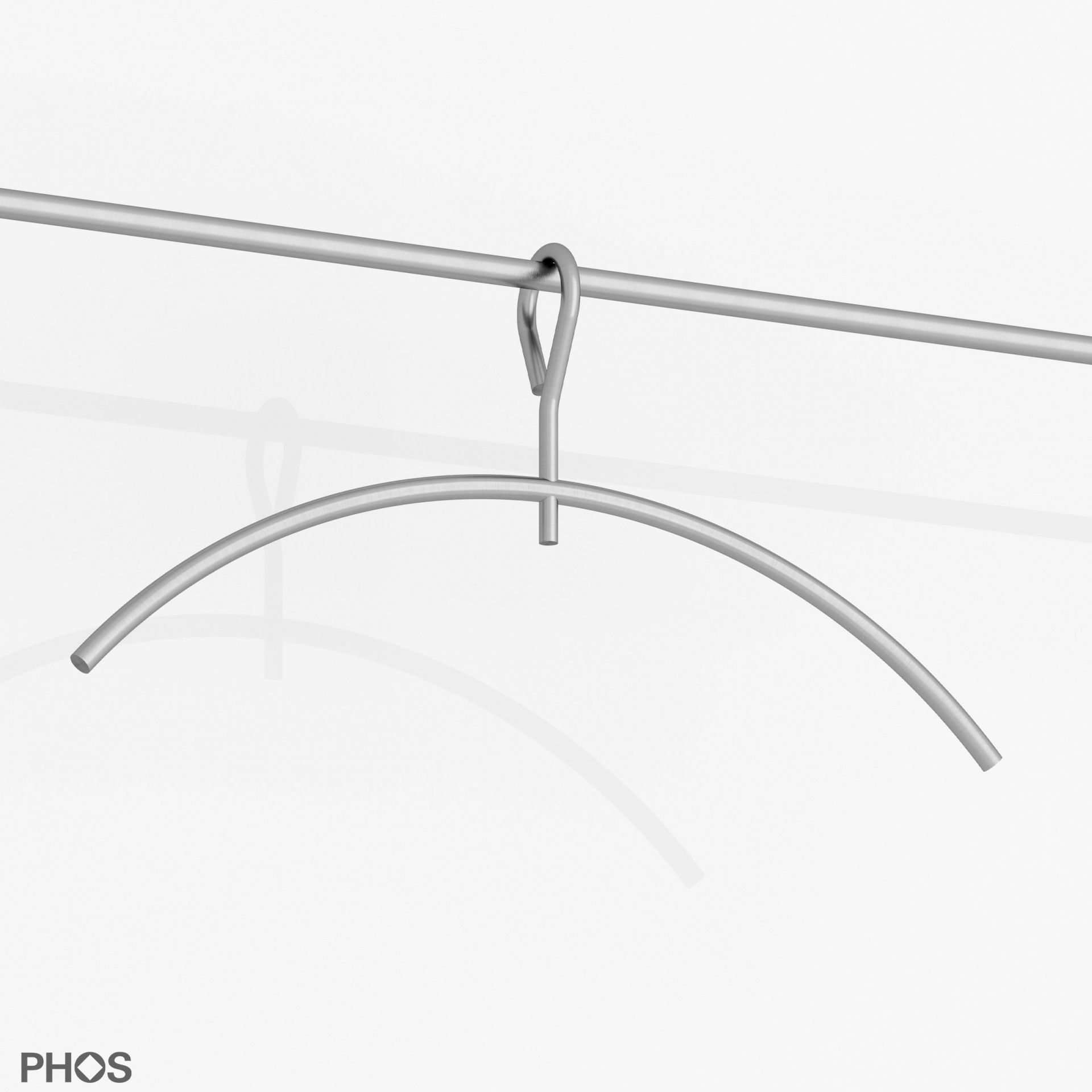 KB1G Поворотная вешалка для одежды с защитой от кражи PHOS 