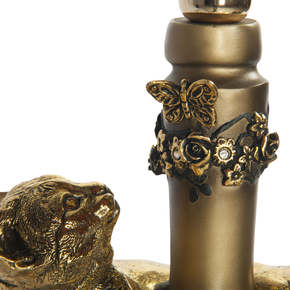 32077,34051 Настольная лампа Агнесса Маргарита Персик BOGACHO 4627138210833, 4627138151662 - Вид №7