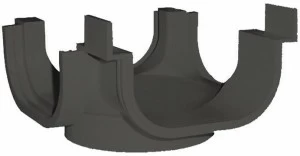 First Corporation 4-стороннее соединение из полипропилена First plast Rpb130ppn