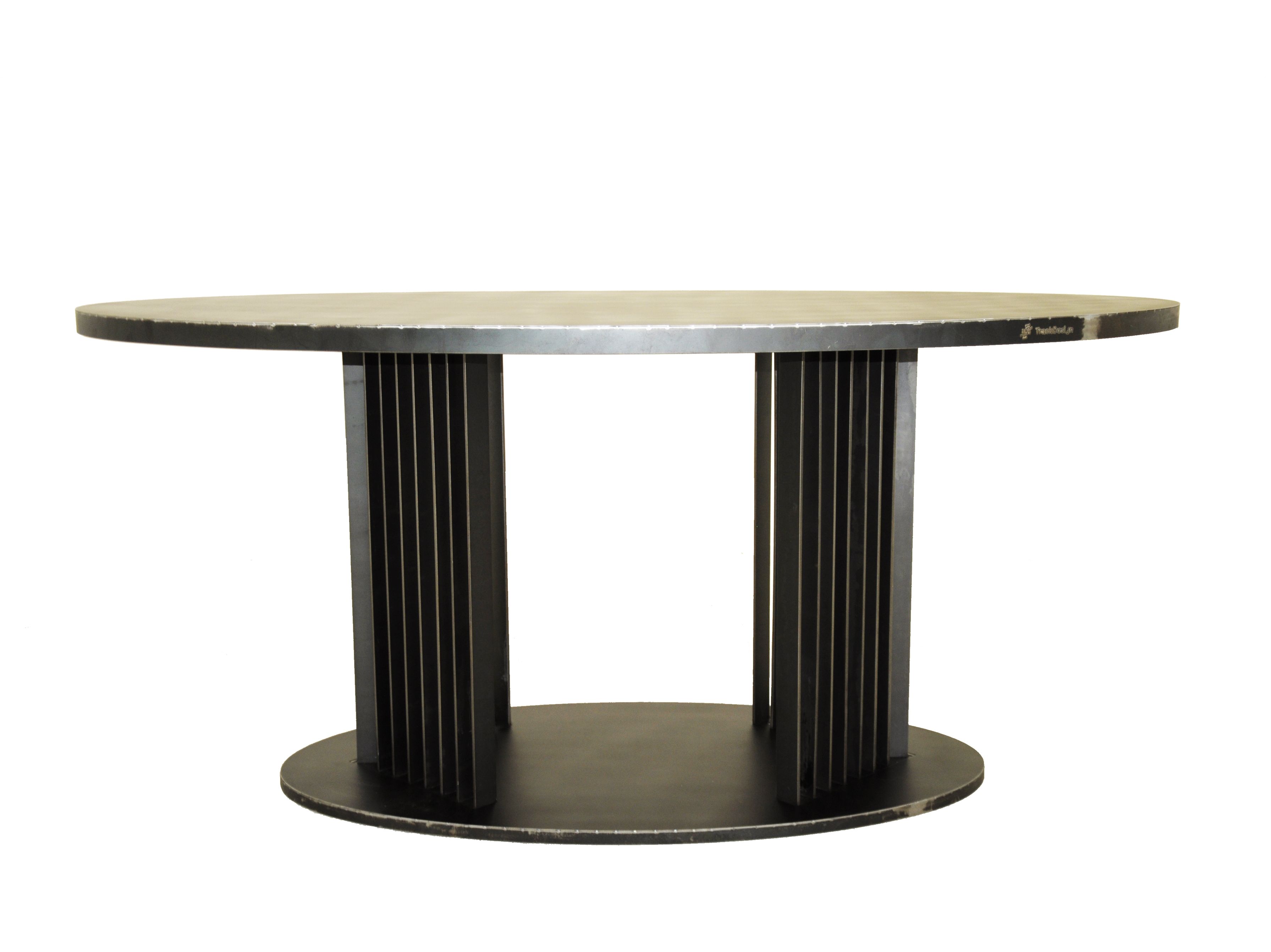 Стальной овальный стол для гостиной TrackDesign Ovov ARCH-00015741 - Вид №1