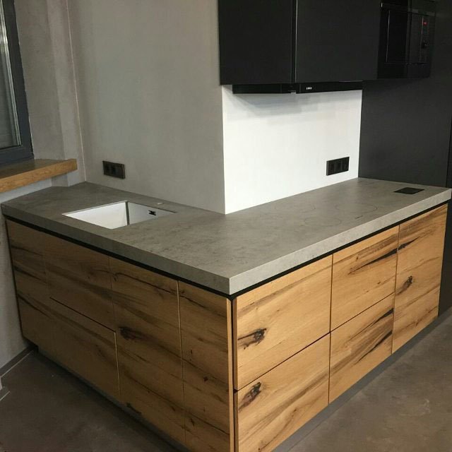 Столешницы для кухни - Бетон рувида LIGRON LIST304 4057 - Вид №13