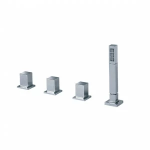 Смеситель для ванны на 4 отверстия ½“, монтаж на борт ванны JOERGER Acubo