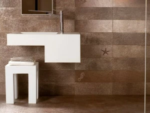 La Fabbrica Стены / напольная плитка из керамогранита под металл Fusion