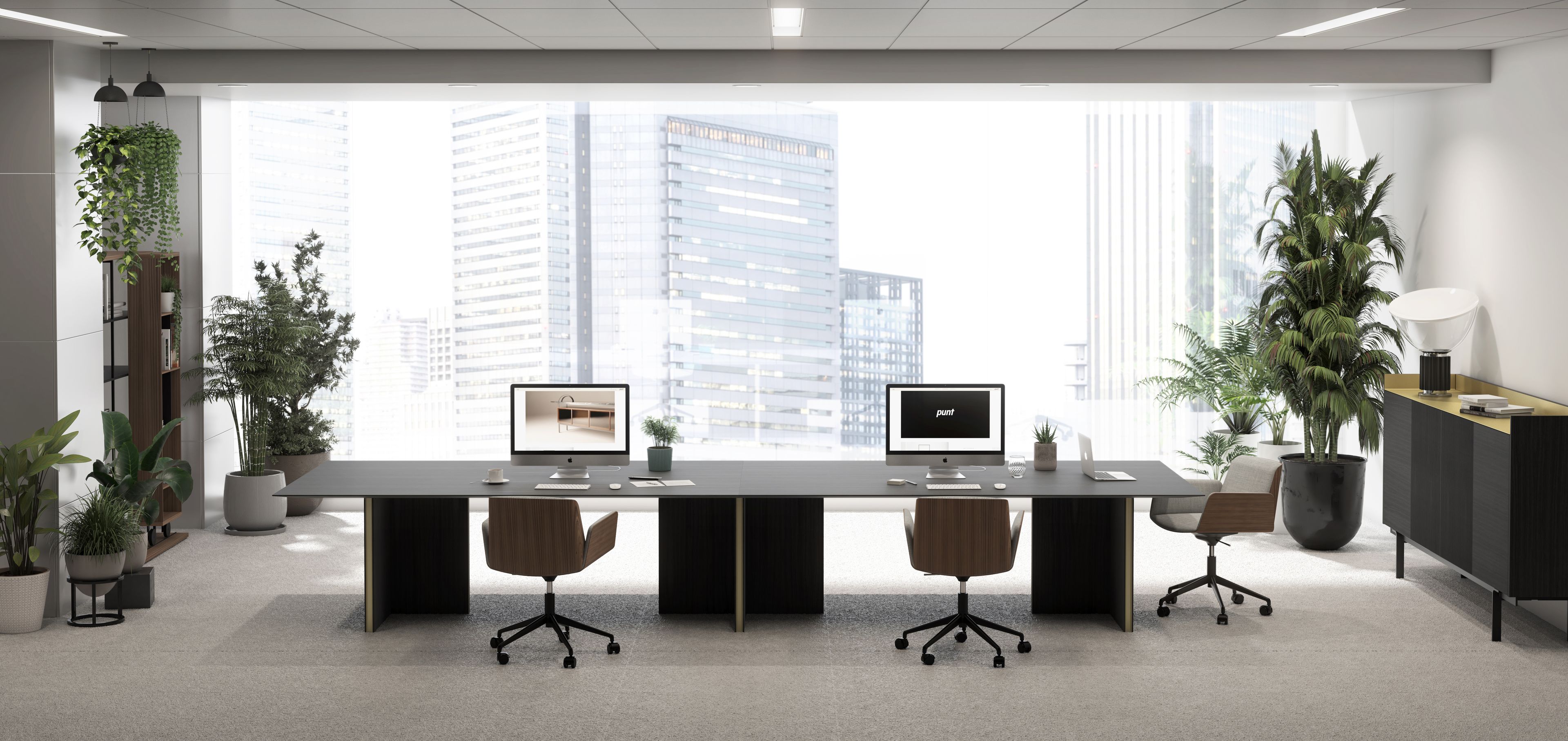 Прямоугольный керамический обеденный стол Punt Stockholm ARCH-00107976 - Вид №1