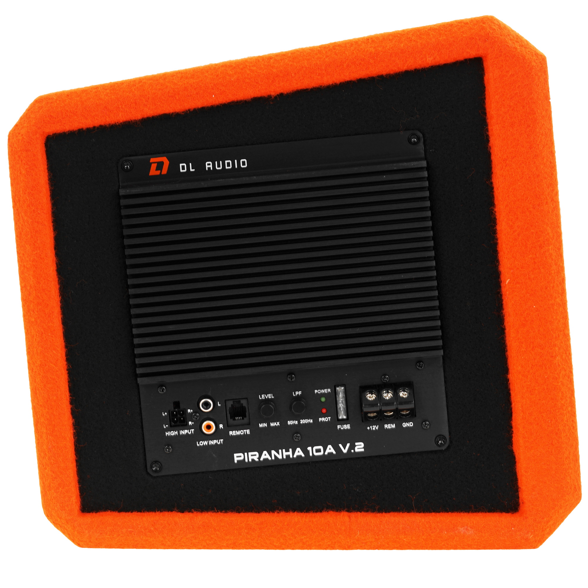 9285798 Автосабвуфер активный DL Audio Piranha 10A V.2 Orange STDN-0016726 - Вид №4