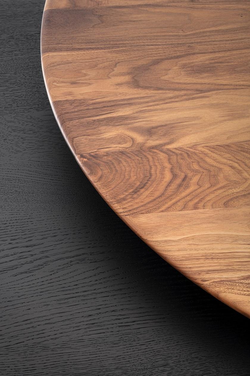 ZEITRAUM Низкий круглый журнальный столик из массива дерева sun-id-1514725 - Вид №9