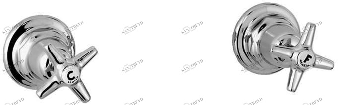 RUBINETTERIE STELLA Смеситель для ванны / душа из хромированной латуни Italica It01300