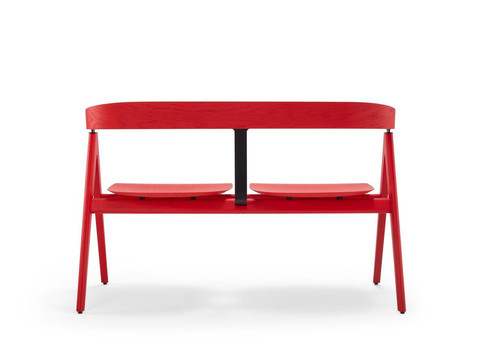 Скамейка из лакированного дуба со спинкой Gazzda Ava ARCH-00028616 - Вид №4