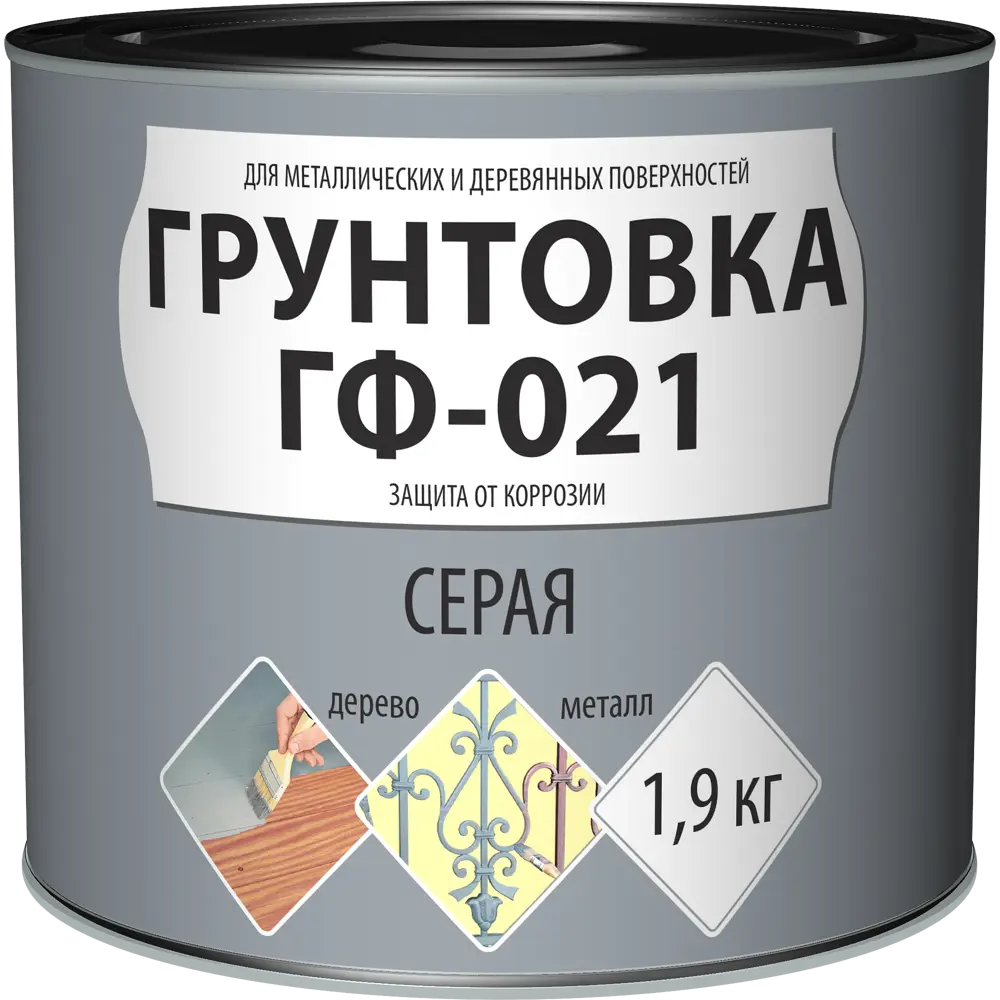EMPILS ГФ-021 Универсальная грунтовка серого цвета 1.9 кг 17737498 STLM-0008522 - Вид №1