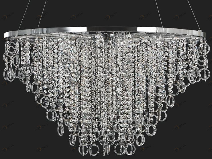 Aiardini Подвесной светильник из металла с кристаллами Lisa sun-id-1429871