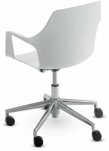 COLOS Вращающееся кресло из полипропилена с подлокотниками Vesper