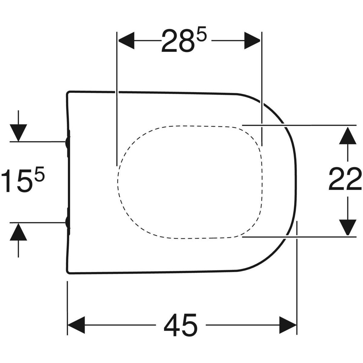 Сиденье унитаза duroplast Geberit SMYLE ARCH-00036971 - Вид №2