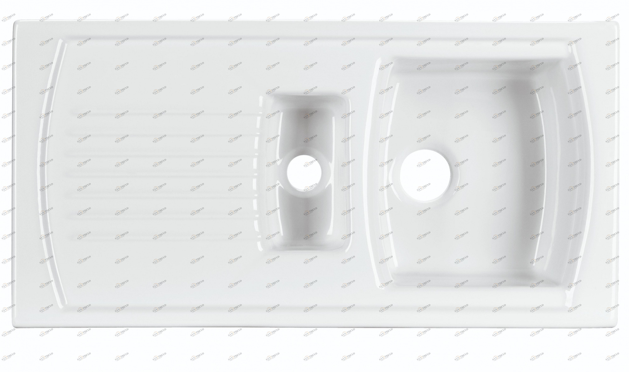 722100 Подвесная раковина настенная прямоугольная Sanindusa Lusitano белая