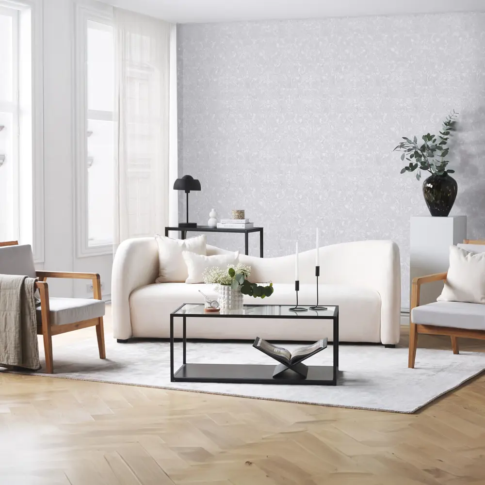 Обои флизелиновые Erismann Frederica серые 1.06 м 61011-05 STLM-2050833 - Вид №5