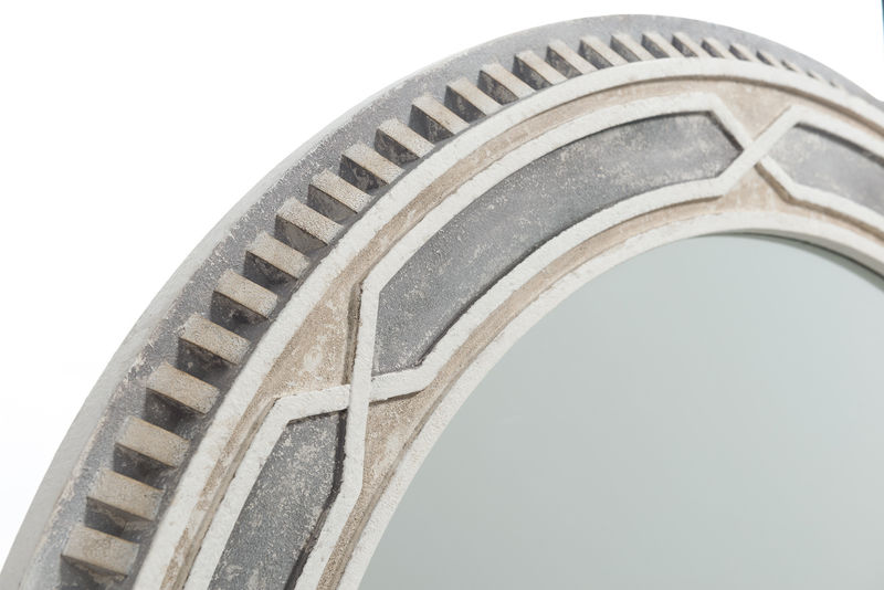 CG873 Лазурный Берег Круглое Зеркало ijlbrown  - Вид №1