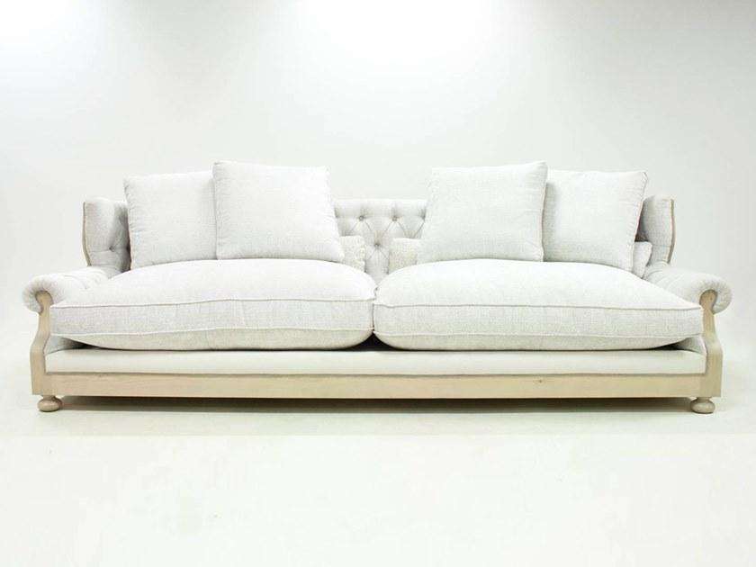 CREARTE COLLECTIONS Стеганый диван из джута со вставками из венской соломы Dorian essence 21 - Вид №1