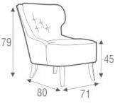 Sits Кресло из мягкой ткани sun-id-1434377 - Вид №8