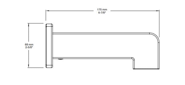 Набор термостатических встраиваемых ванн с ручным душем BARIL PRO-2915-95 ARCH-00094072 - Вид №3