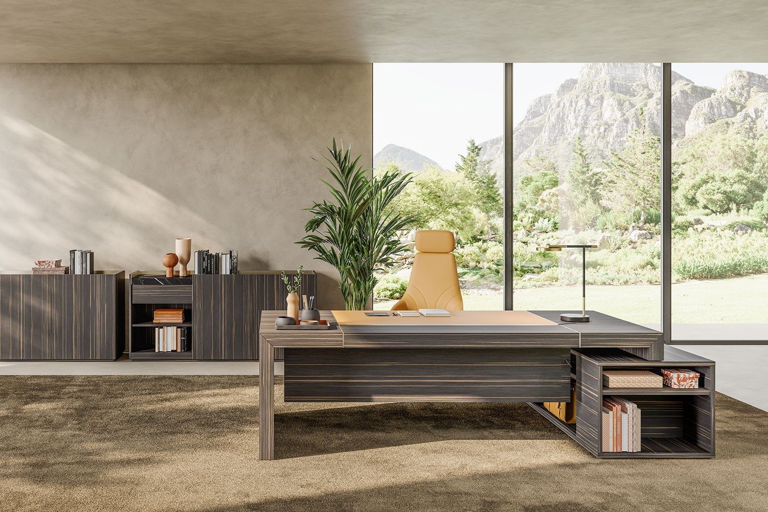 Деревянный исполнительный стол PROF Block 2.0 ARCH-00126139 - Вид №7