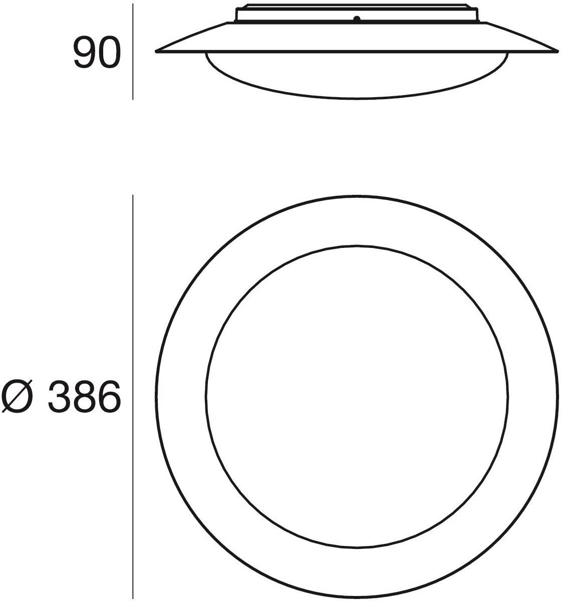 Linea Light Group Светодиодный потолочный светильник из железа и стекла sun-id-1375880 - Вид №3
