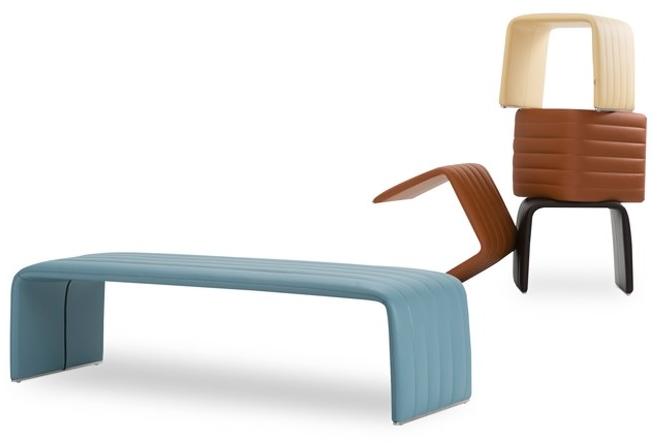 Now & Future Скамейка из ткани sun-id-1358185 - Вид №5