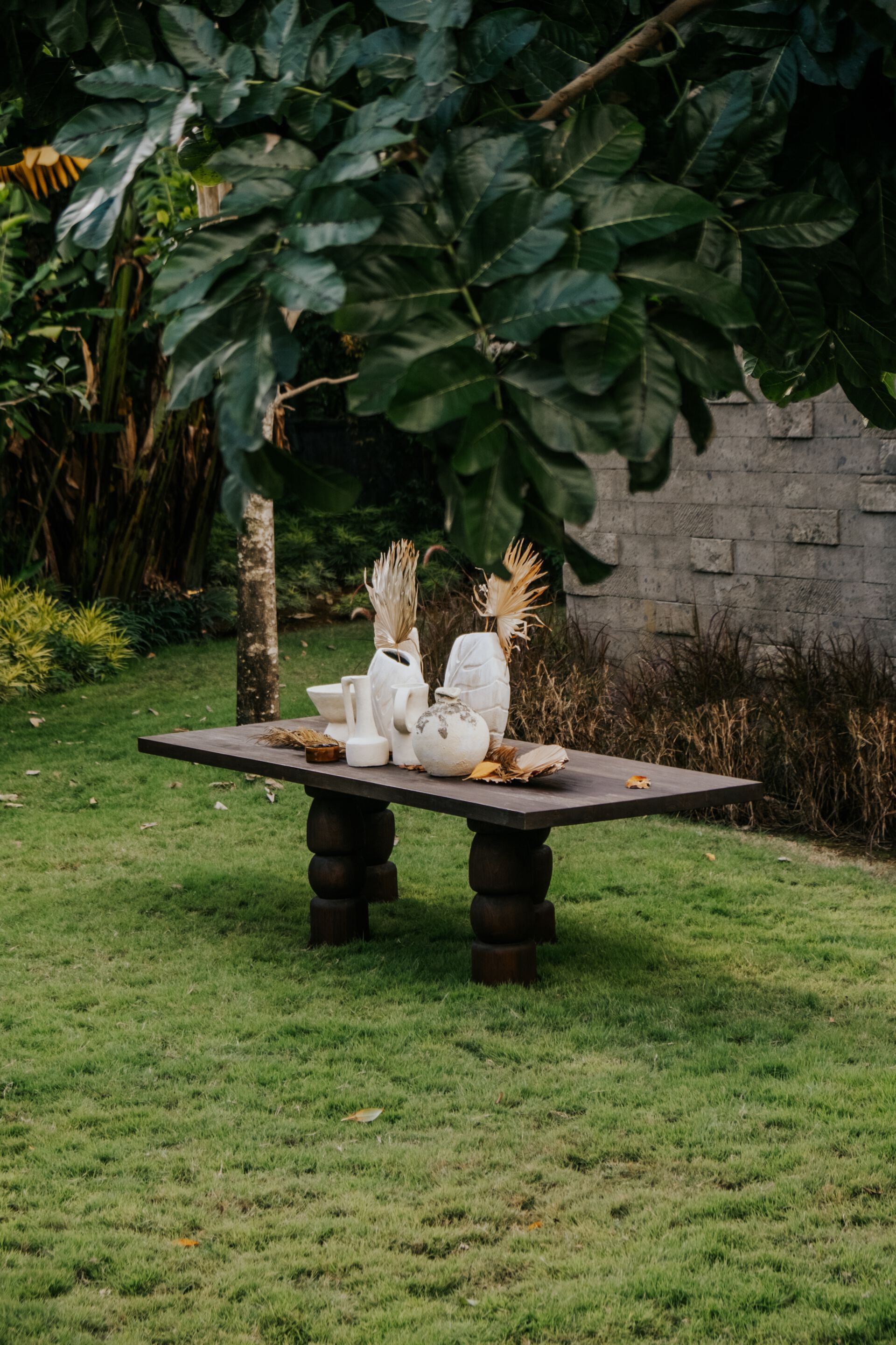 Прямоугольный садовый стол из тикового дерева cbdesign Entasi ARCH-00132538 - Вид №2