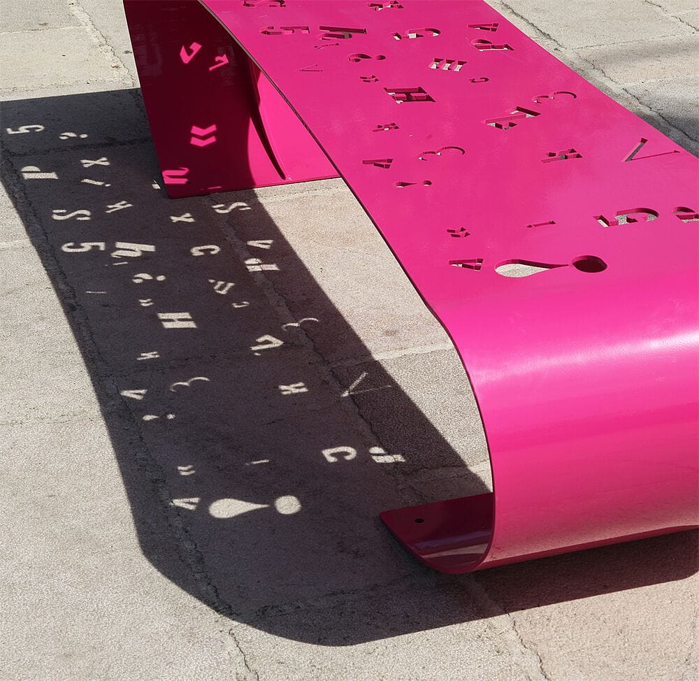 Стальная скамья без спинки CITYSì Alfa ARCH-00006637 - Вид №5