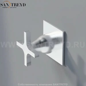 Agape MEMORY Встроенный смеситель с регулируемым расходом воды для ванны хромированный матовый ARUB1032SP