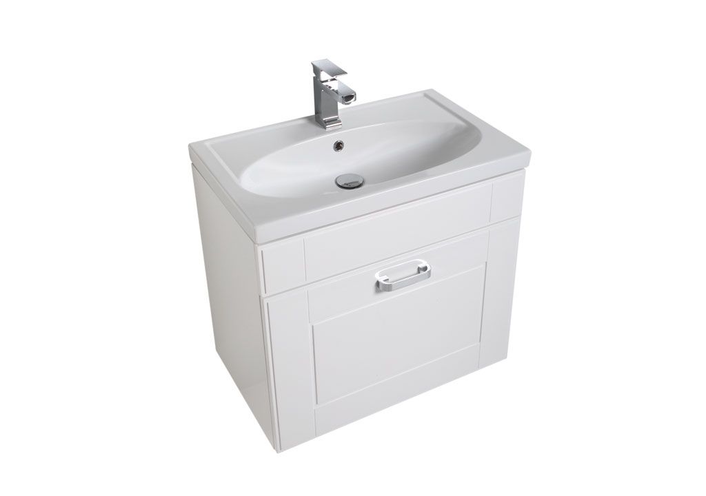 Мебель для ванной Aquanet Рондо 70 белый (1 ящик) 00195706 - Вид №3
