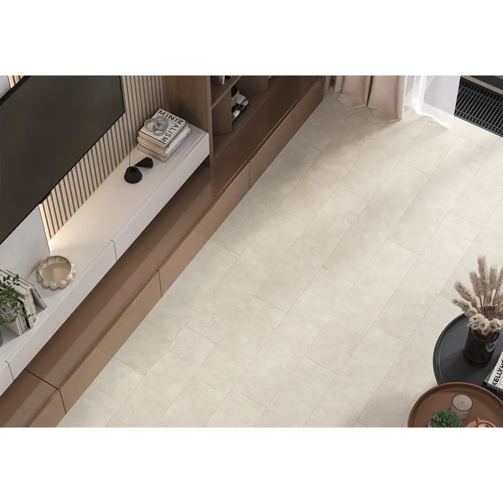 Глазурованный керамогранит Alma Ceramica Concrete Floor 40 20x90 см 1.62 м² матовый цвет бежевый STLM-2182546