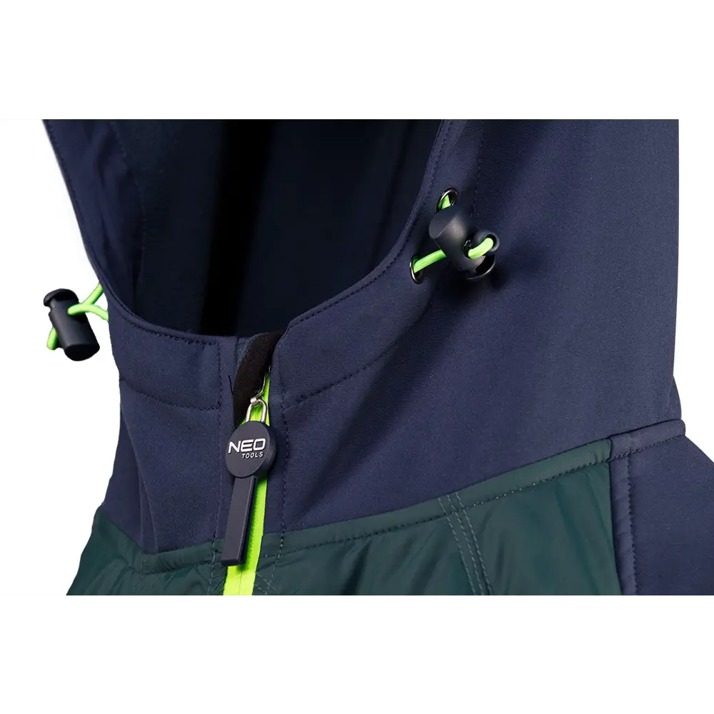 Куртка Neo Tools Premium Softshell темно-синяя/зеленая размер XXXL рост 193 STLM-2168166 - Вид №2