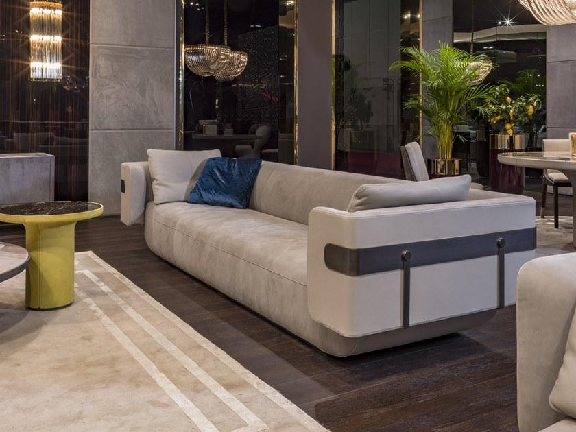 Longhi 3-х местный кожаный диван Loveluxe 2019 – rhythm collection sun-id-1443884 - Вид №1