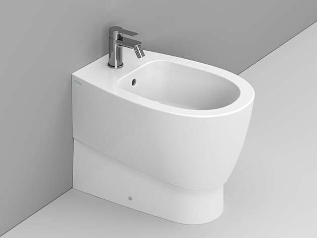 Керамическое напольное биде с переливом Ceramica Dolomite Demy ARCH-00153094