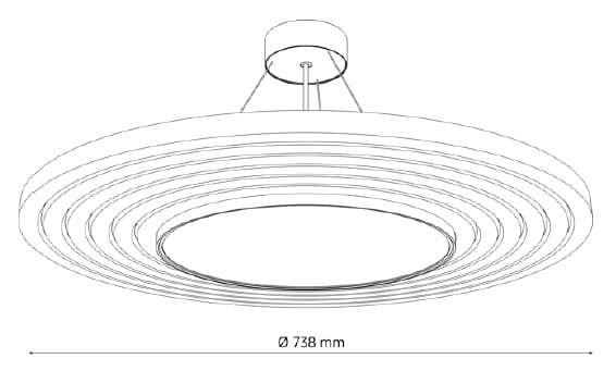 Светодиодный акустический подвесной светильник PROLICHT ATMOSS ARCH-00024317 - Вид №4