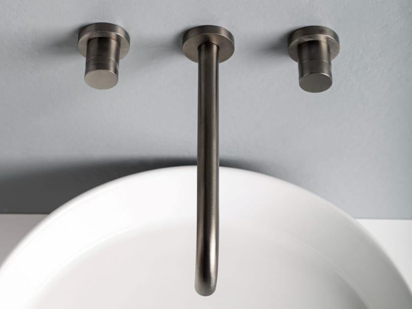 Настенный смеситель для раковины с 3 отверстиями Rubinetterie Treemme X-Change ARCH-00041359